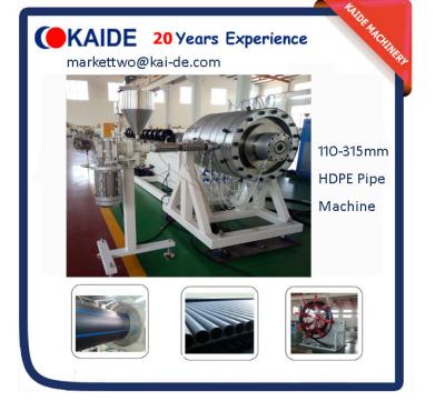 China HDPE Pipe Making Machine with high big diameter 110mm-315mm for sale