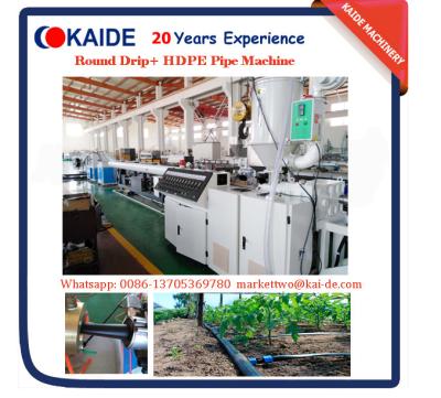 China Drip Irrigation Pipe Making Machine (Round Dripper)/16mmx0.6mm Pipe Making Machine for sale