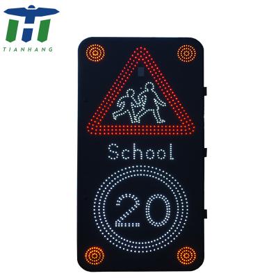 China Sensor LED Vehicle Inspection System Radar Warning Awareness Activated Speed Monitors 450*370 or Customized for sale