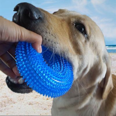 China Durable New Tpr Design Cute Soft Puppy Toys Pet Squeaker Chew Dog For Aggressive for sale
