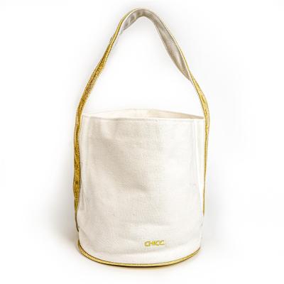 China Promotional Specials Handled Eco - Friendly Portable Bucket For Cosmetics Small Bag for sale