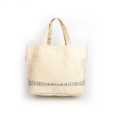 China Best Selling Smooth Fabric Printing Fashion One Shoulder Canvas Handled Grocery Bag for sale