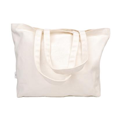 China High Quality Factory Direct Whole Sale Reusable Empty Logo Plain Cotton Canvas Tote Custom Shopping Bag for sale
