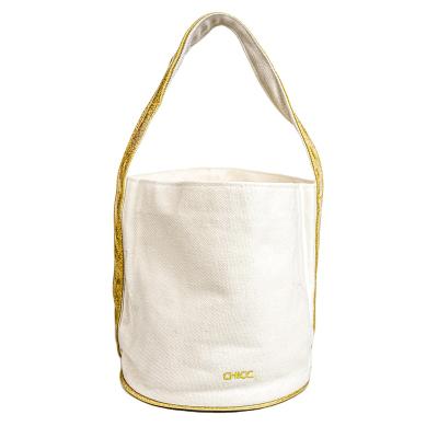 China Factory Direct Logo Cosmetic Makeup Storage Cotton PU Promotional Background Custom Handled Canvas Women Tote Bags for sale
