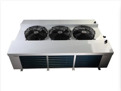 China Cold Room Cooling Ceiling Type Dual Sided Air Blowing Evaporator with Refrigerant R404A/R507/R22 for sale