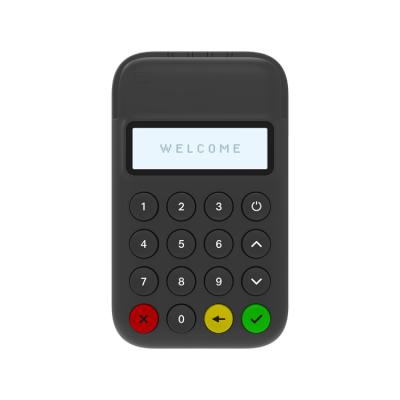 중국 80g 무게 EMV POS 맨끝, 단 하나 컬러 디스플레이를 가진 Bluetooth POS 기계 판매용