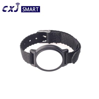 Chine Puces de tissées par silicone sans contact 1k de bracelet de NFC du tissu RFID à vendre
