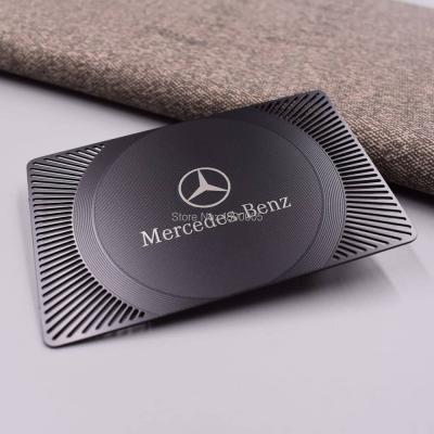 Κίνα Επαγγελματική κάρτα μετάλλων RFID NFC ανοξείδωτου προς πώληση
