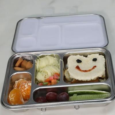 China 2022 Stainless Steel Bento Lunch Box Leakproof Freshness Keeping Aohea Compartment Bento Box for sale