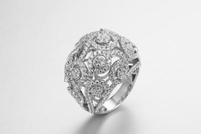 Китай кольцо пасьянса CZ карата AAA 1,5 обручальных колец кубического Zirconia 8.35g овальное продается