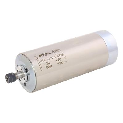 China DRILLING Changsheng GDZ-80-1.5(4) 1.5KW 80mm 4bearings inside ER11 24000RPM high qualtity 400HZ AC spindle motor for cnc router for sale