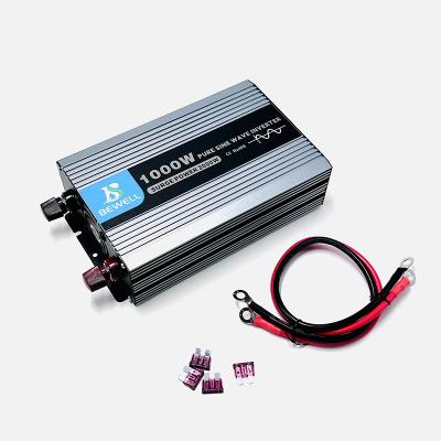 China Shell Material Chinese Cheap Power Inverter Pure Sine Wave With OLED Display 1KW 1000W for sale