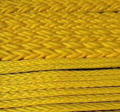 China Highest Tensile 3mm 3 Strand Braided Winch UHMWPE Rope For ATV / UTV for sale