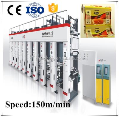 China High Speed 2~12 Color Rotogravure Letterpress Paper Printer BOPP, PET, PVC, POF, PE, Aluminum Foil for sale