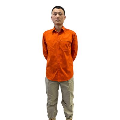 China Officer Custom Professional Comfortable Long Sleeve Men's Security Guard Uniform Slim Formal Shirts for sale