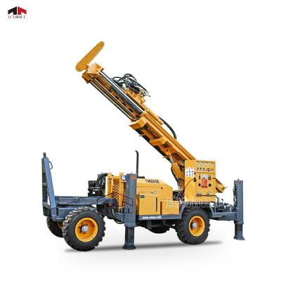China De aanhangwagen zette Mobiele de Boringsinstallatie van de Waterput, de Hydraulische Machine van de Boorgatboring op Te koop
