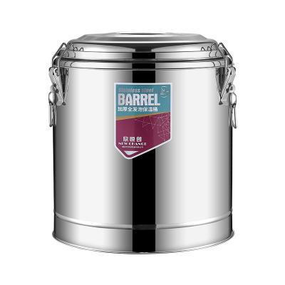 China Chaozhou Stainless Steel Heat Insulation Barrel Stocked Bucket For Outdoor Activities for sale