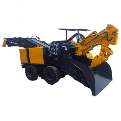 China Construction works small electric underground tunnel tire mucking loader for subway and railway for sale
