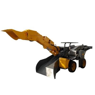 China Construction works mining engineering road loader hydraulic mucking loader on wheel base for sale