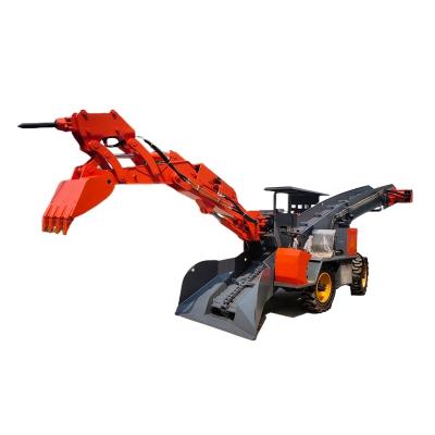 China Construction works rock mucking mini electric wheel loader with breaker for sale