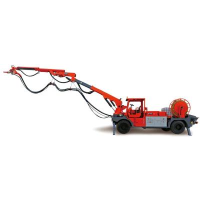 China Construction works concrete sprayer machine shotcrete truck concrete spraying machine for tunnel for sale