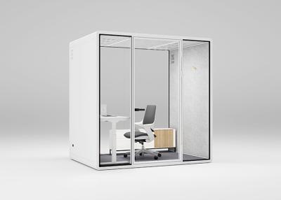 China Excellent Soundproof Customized Silent Soundproof Office Booth Stain Resistant Private Office Booth for sale