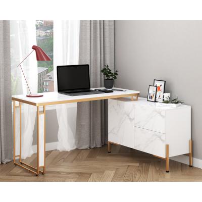 China Multifuctional luxury Home Office Modern style spacious working area drawers and cabinet in side for private storage for sale