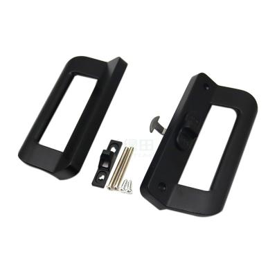 China Aluminiumlegering 168mm Dubbelzijdige handgrepen Afstand 16mm Bladeren voor schuifdeur Te koop