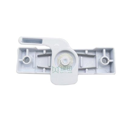 China Small White Color Crescent Locks Aluminum Alloy With Powder Coated Surface for sale