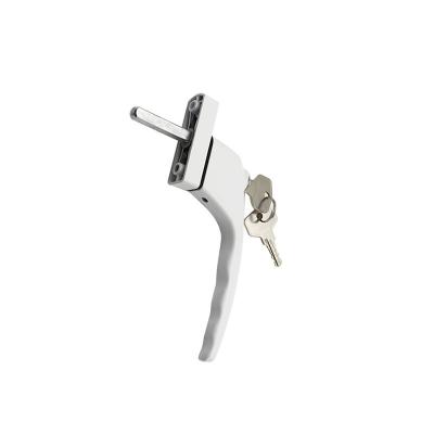 China OEM raam en deur hardware beveiligde greep aluminium venster handvat slot Te koop