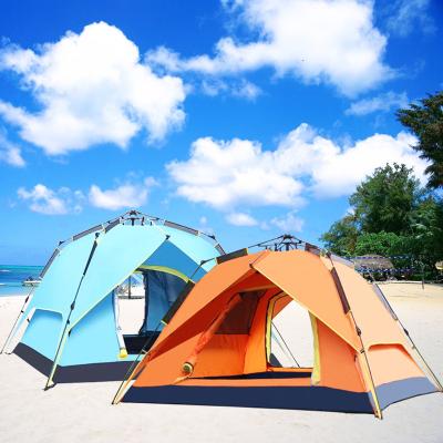 China Camouflage/Field Double Game Automatic Rising Speed Family Open Thickened Camping Tent For Outdoor Camping for sale