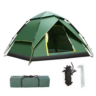China Camouflage/Field Custom Double Layer Thickening Automatic Logo Set Speed Open Family Camping Tent for sale