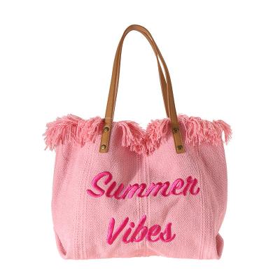 China 2022 Fashion Women Canvas Bag Hot Sale Outdoor Shopping Camping Thick Tote Bag for sale