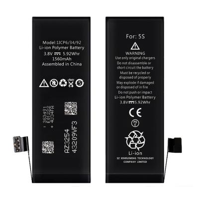 China iPhone 5s Mobile Phone Battery Original Mobile Phone Battery Original Sale 0 Cycle Time Digital Mobile Phone Lithium Ion Batteries Hot Price for sale