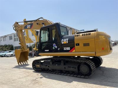 China Goed in stand 20 ton middelgrote graafmachine gebruikte Caterpillar 320d graafmachine Te koop