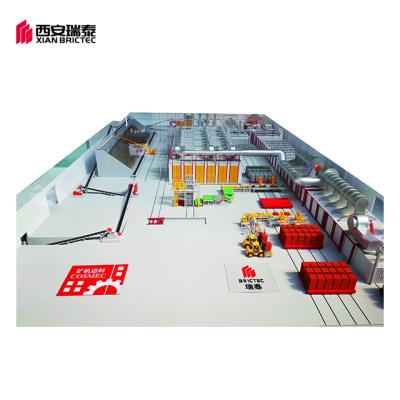 China Auto-bricks Making Plant High Profit Clay Brick Production Plant Mini Invest Equipment Burned Fly Ash Red Brick Making Plant for sale