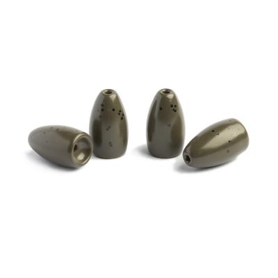 China Brand New 2 Ounce Tungsten Size Best Various Weighs Bulk Fishing Bass Tackle Tungsten Flipping Sinkers for sale