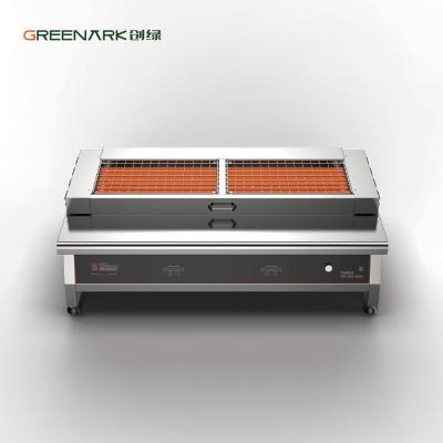 China Factory Direct 500C Commercial Grill CE ISO9001 Certified Independent Zones Easy Clean for sale