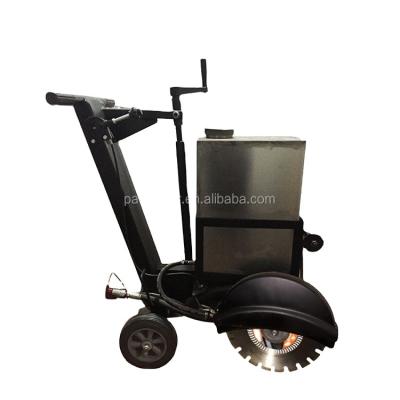 China Construction works 125 mm HDS09T Hydraulic Cutting Depth Cut Out Saw With Trolley For Pavement Cutting for sale