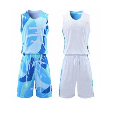 China Reversible Basketball Jersey With Athletic Shorts , Practice Sports Training Uniforms For Men for sale