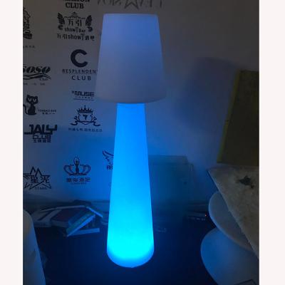 China Environment friendly; Humanization; Decorative Led Wedding Decoration Waterproof Color Changing Large Wireless Stand Plastic Floor Lamp for sale