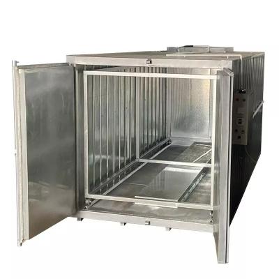 China Oven Batch China Industria Alloy Wheel Walk In Spray Paint Powder Coating Curing Oven for sale
