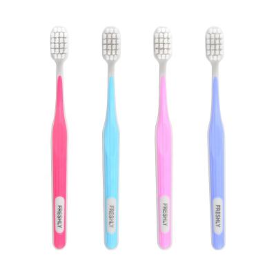 China Adult Soft Toothbrush Customized Dental Toothbrush With 10000 Bristles For Adults for sale