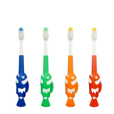 China Child JAGA Cartoon Fish Travel Nano Toothbrush With Blister Card For Kids for sale