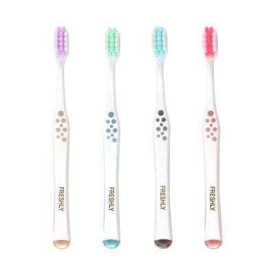 China FRESCHE Toothbrush Adult Soft Soft Bristles Main Toothbrush With Travel Toothbrush Case for sale