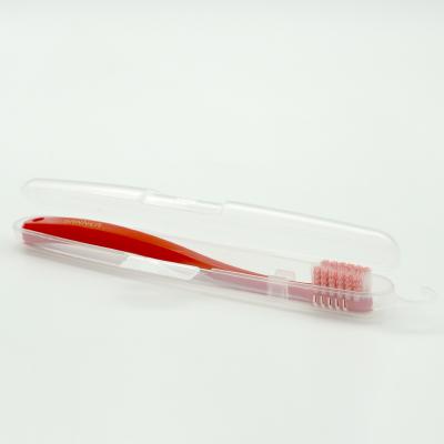 China Viable BANNER Customized Toothbrush with Stickers on Plastic Case for sale