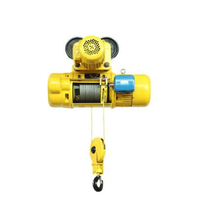 China High Speed Motorized Electric Building Material Shop Trolley Wire Rope Construction Overhead Crane 3 Ton for sale
