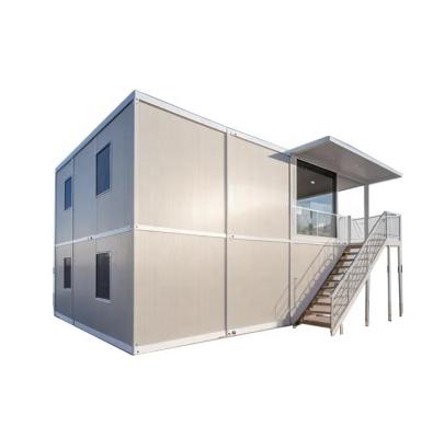 China Contemporary Prefabricated modular portable ready made 20ft 40ft tiny flat pack container van house prefab homes for sale