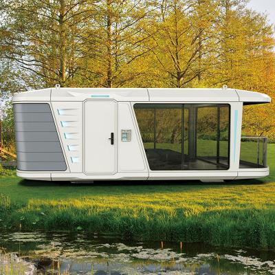 China Modern High Quality volferda prefabricated houses space capsule container home space ship house Espresso Product house for sale