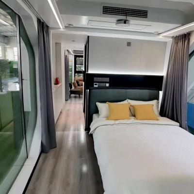 China Modern Container Houses Modern Graphic Design Hotel Luxury Prefab House Tiny Mobile Houses Space Capsule Prefabricated Modular Home for sale